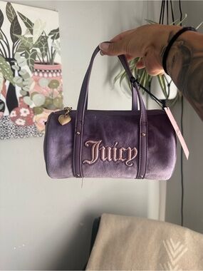 Juicy Couture Purple Barrel Bag